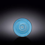 Wilmax Untertasse 14 cm Blau aus Porzellan
