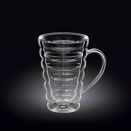 Wilmax Doppelwandglas Becher 300 ml 2er Set WL-888424/A2