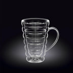 Wilmax Doppelwandiger Thermobecher 300 ml 2er-Set Transparent