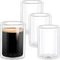 Wilmax Doppelwandiges Glas 400 ml 4er Set WL-888785/A4