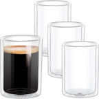 Wilmax Doppelwandiges Glas 400 ml 4er Set WL-888785/A4