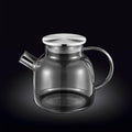 Wilmax Teekanne 1200 ml Glas mit Edelstahldeckel WL-888826002/A