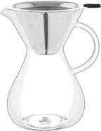 Wilmax Kaffeedekanter 500 ml Transparent aus Glas