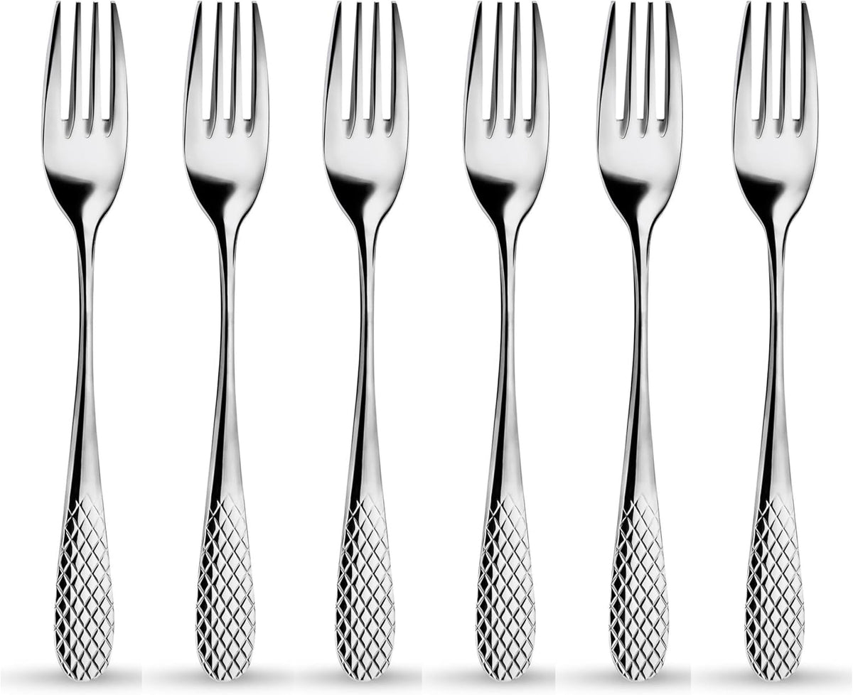 Wilmax stainless steel table fork set 6 pieces in gift box WL-999201/6C