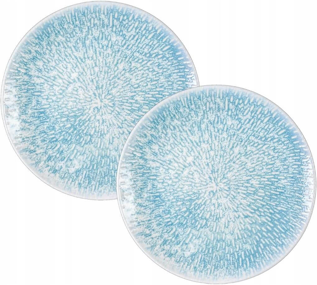 Wilmax Teller 25 cm 2er-Set Mehrfarbig aus Porzellan