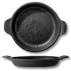 Wilmax Runde Backform 800 ml Schwarz aus Porzellan