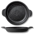 Wilmax Runde Backform 800 ml Schwarz aus Porzellan