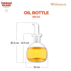 Wilmax Ölflasche 500 ml Transparent aus Glas