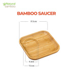 Wilmax Unterteller 17,5 × 17,5 cm Natur aus Bambus