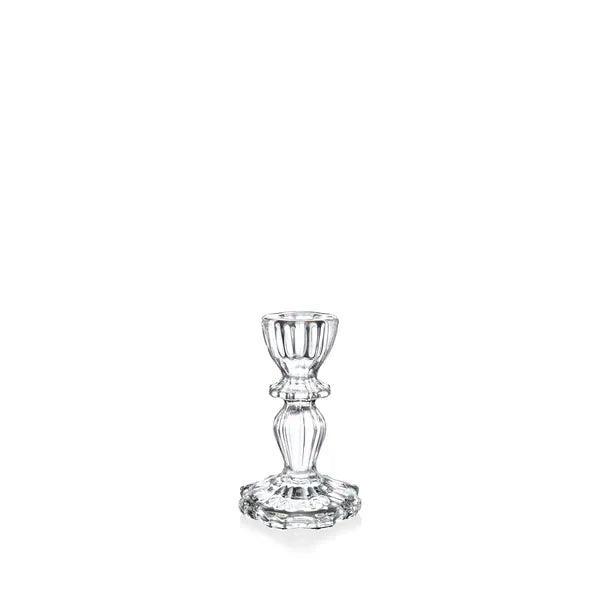 Wilmax Kerzenhalter 11 × 7 cm Transparent aus Glas
