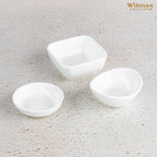 Wilmax Sojaschale 7,5 cm Weiß aus Porzellan