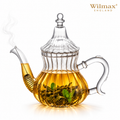 Wilmax Teekanne 850 ml Transparent aus Thermoglas Moroccan Style