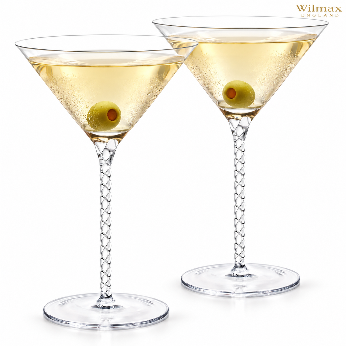 Wilmax Martiniglas 200 ml 2er-Set Transparent aus Wilmax Crystalline-Serie