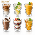Wilmax Doppelwandiger Thermobecher 400 ml 6er-Set Transparent