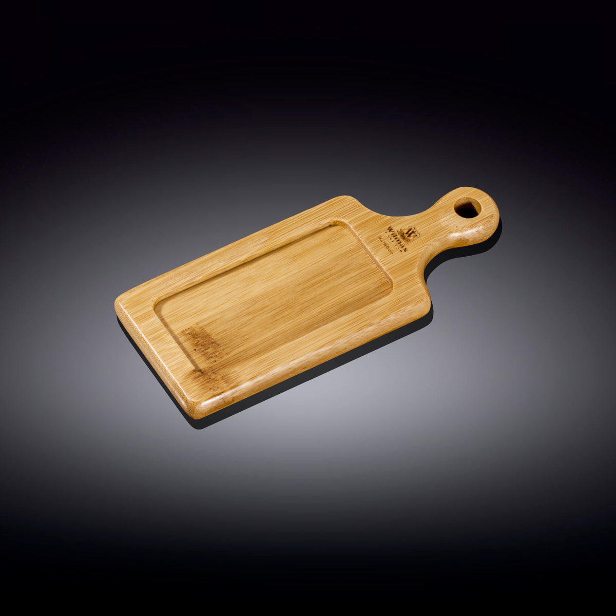 Wilmax Serviertablett Bambus, 17 x 7 cm, langlebig & recycelbar – WL‑771002/A