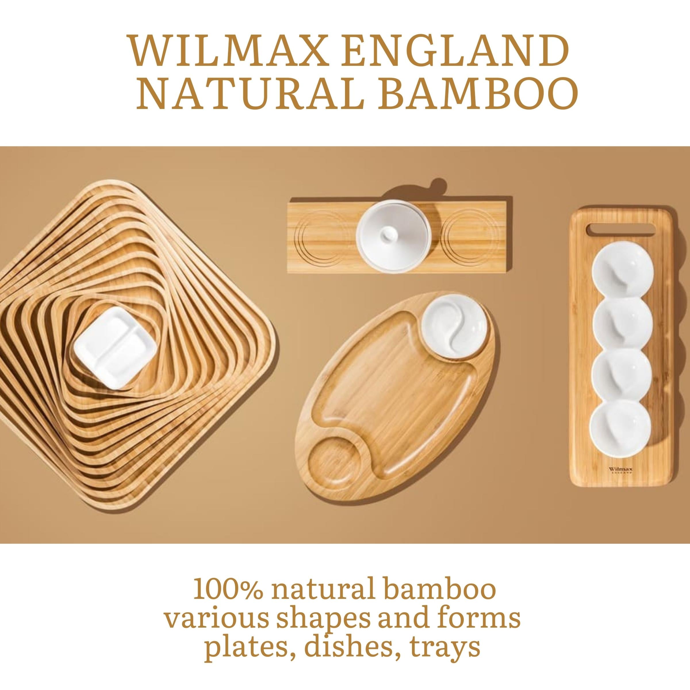 Wilmax Bambus Serviertablett 39,5x11 cm Natur WL-771008/A