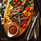 Wilmax Steakmesser 23.5 cm Edelstahl Silber 6er Set WL-999215/1B6