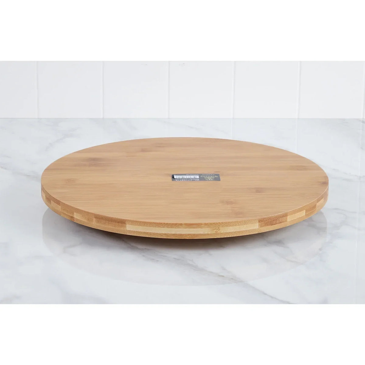 Wilmax Drehbare Servierplatte 35,5 cm Natur aus Bambus
