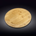 Wilmax Servierbrett 30,5 cm Natur aus Bambus