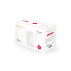 Wilmax Tasse 350 ml Weiß aus Porzellan