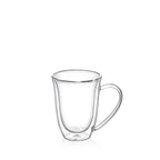 Wilmax Doppelwandiger Becher 400 ml 4er-Set Transparent
