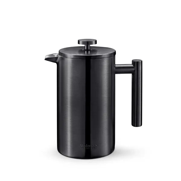 Wilmax French Press 1000 ml aus Edelstahl