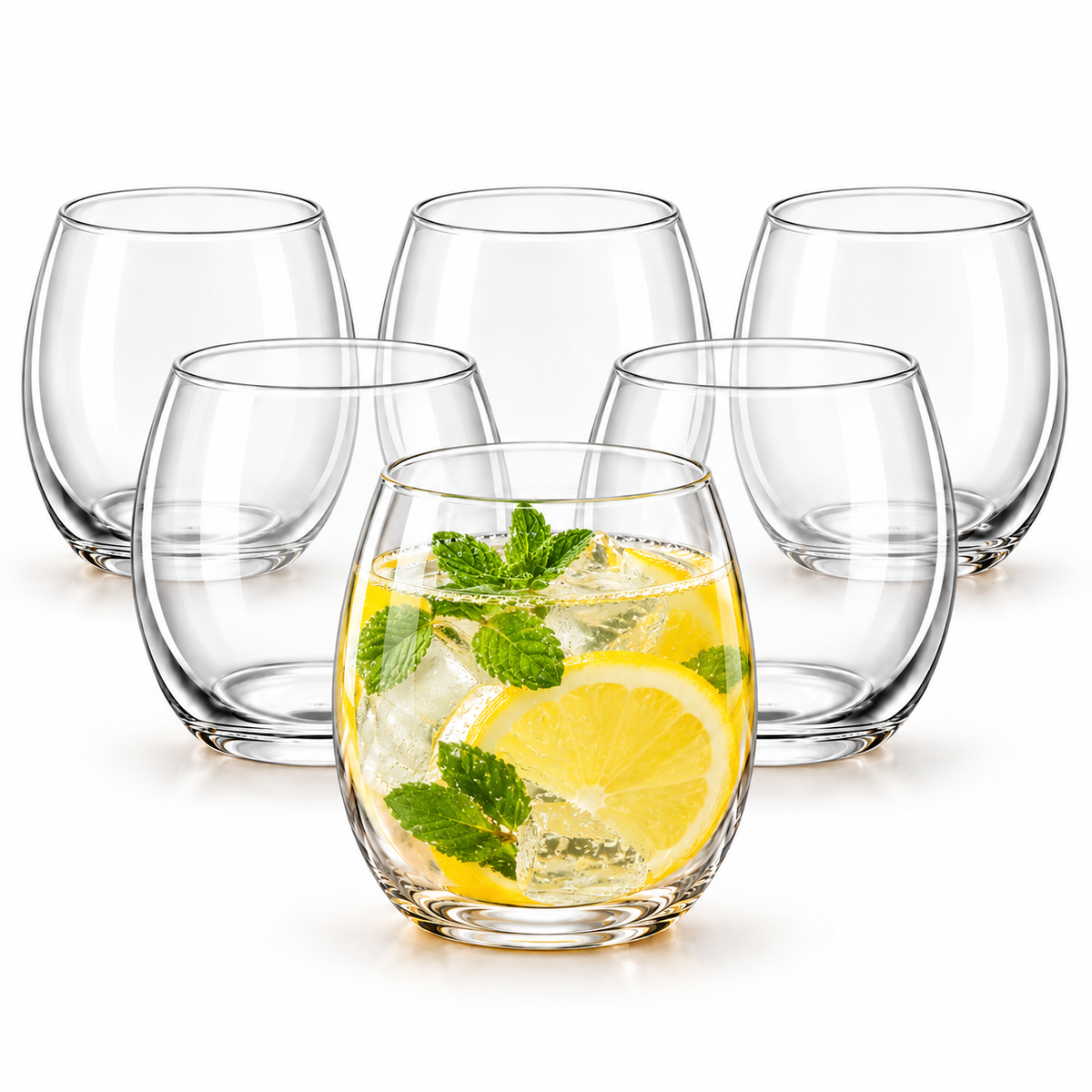 Wilmax Thermoglas 310 ml 6er-Set Transparent aus Borosilikatglas