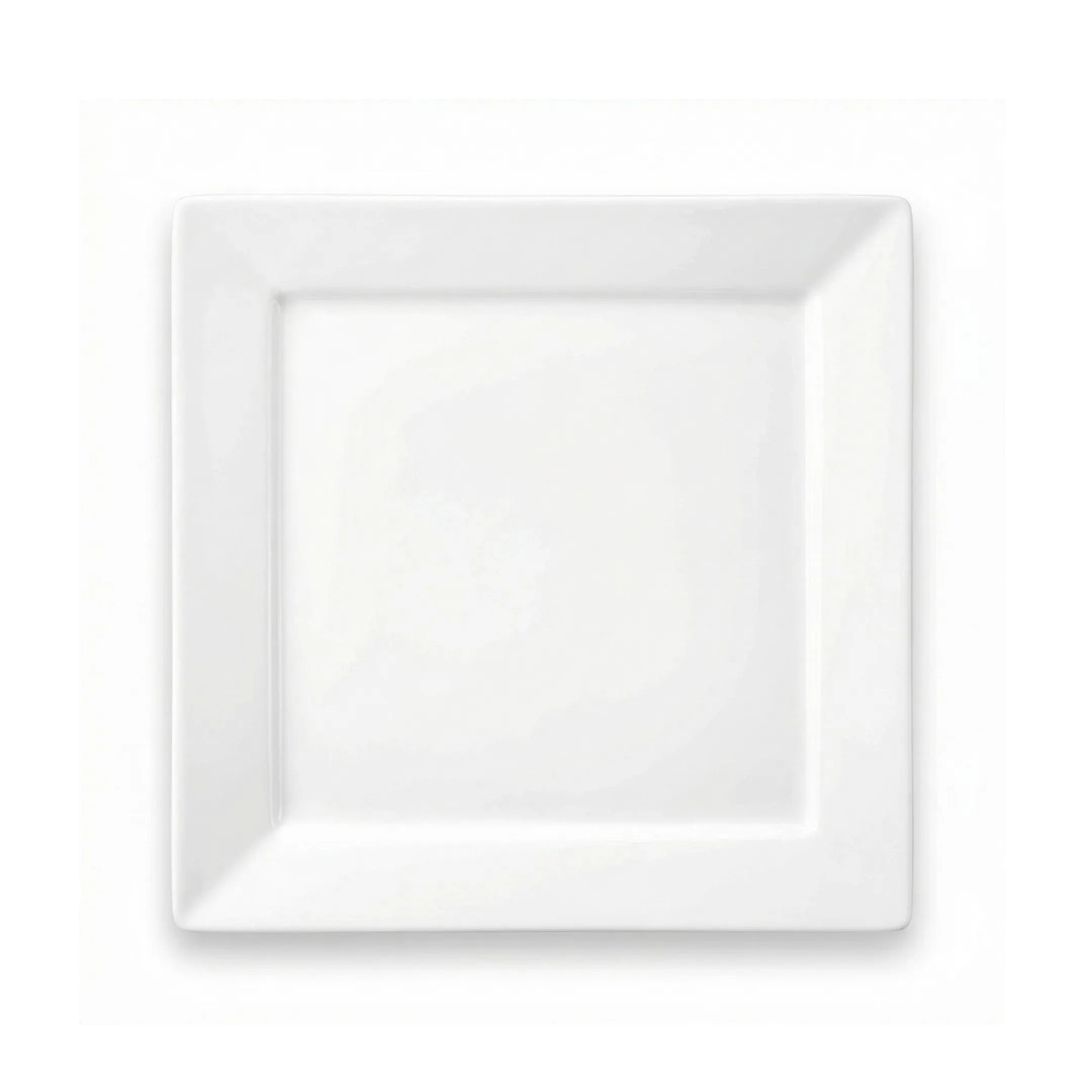 Wilmax Quadratische Servierplatte 29,5 × 29,5 cm Weiß aus Porzellan
