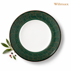 Wilmax Teller 20 cm Grün aus Porzellan