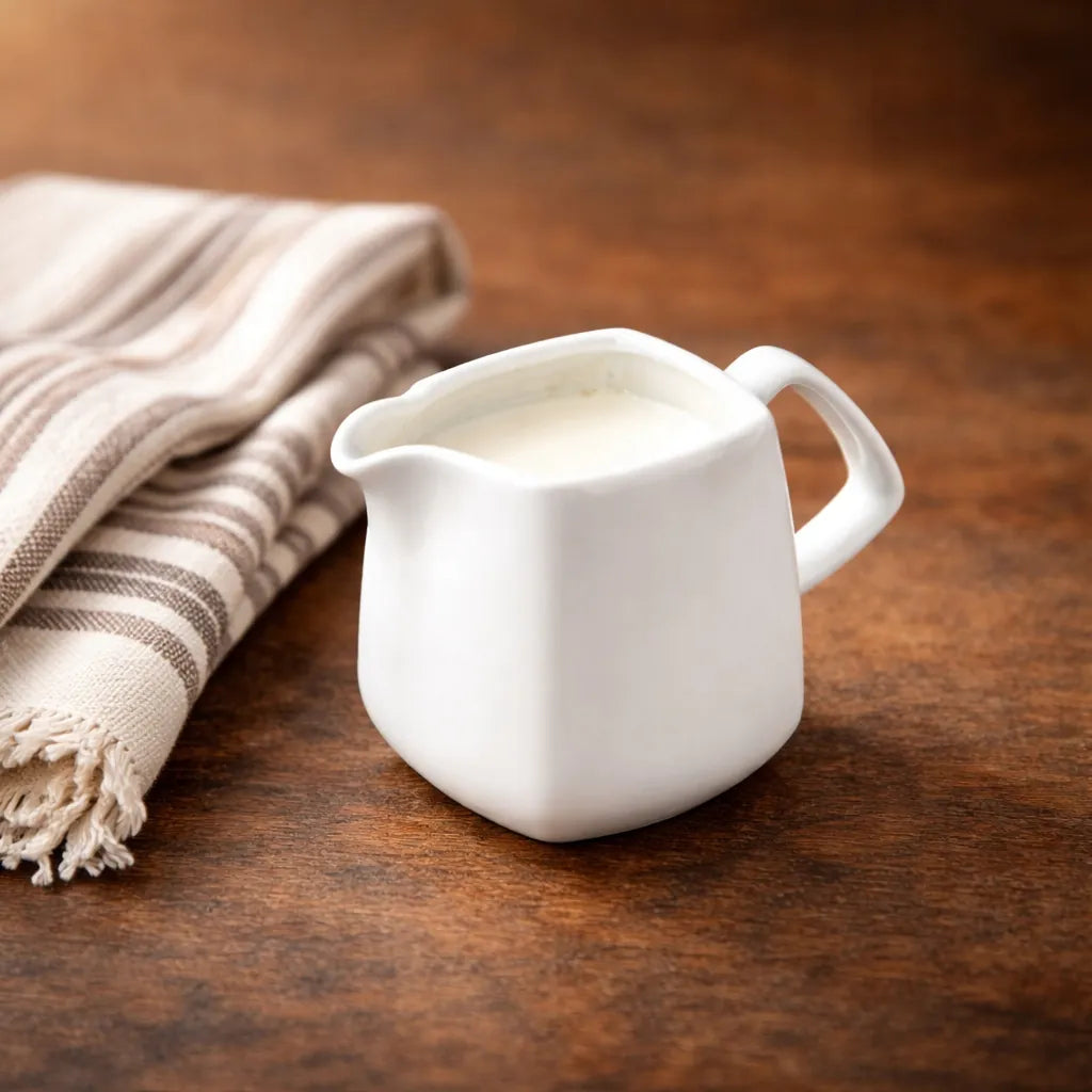 Wilmax Milchkännchen 310 ml Weiß aus Porzellan