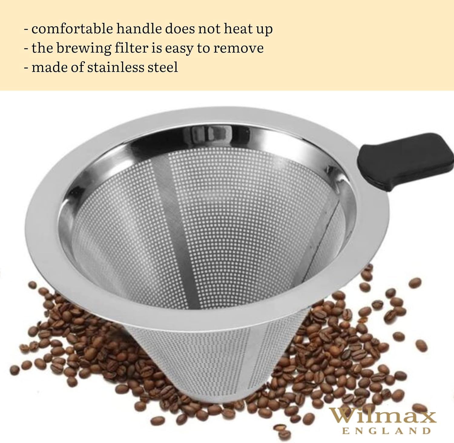 Wilmax Kaffeedekanter 500 ml Transparent aus Glas