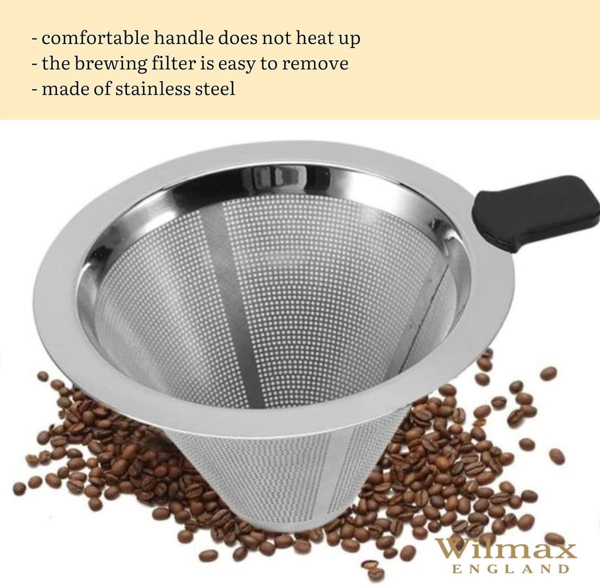 Wilmax Kaffeedekanter 500 ml Transparent aus Glas