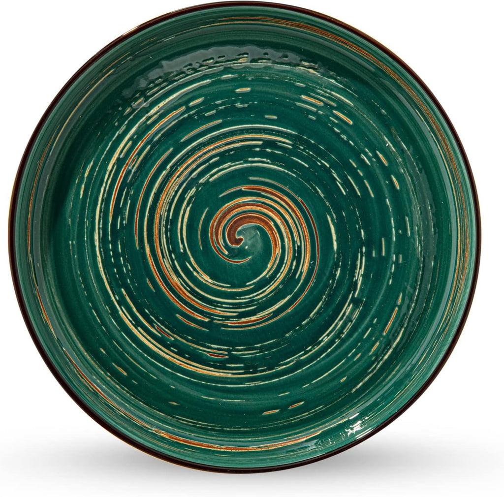 Wilmax Teller 23 cm Grün Porzellan 2er Set WL-669519/A2