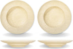 Wilmax Tiefer Teller 25,5 cm 350 ml Sand Porzellan 2er Set WL-661330/A2