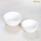 Wilmax Schale 930 ml 16 cm Weiß aus Porzellan