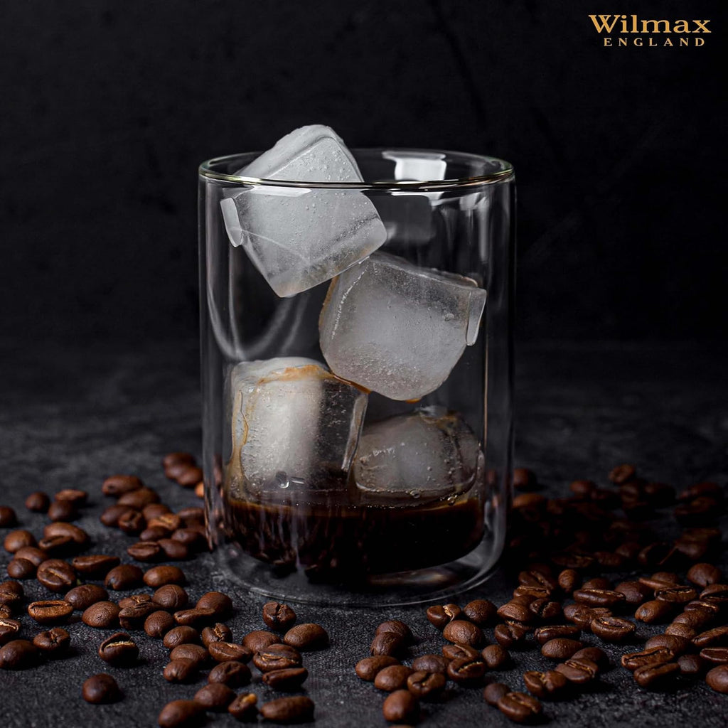 Wilmax Doppelwandiges Glas 400 ml 4er Set WL-888785/A4