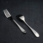 Wilmax Dessertgabel 16 cm 2er-Set Silber aus Edelstahl