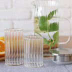 Wilmax Geriffeltes Glas 250 ml 6er Set WL-888624/A6