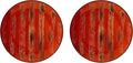 Wilmax Teller 28 cm Rot Porzellan 2er Set WL-668216/A2