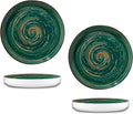 Wilmax Teller 23 cm Grün Porzellan 2er Set WL-669519/A2