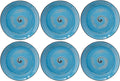 Wilmax Teller 20 cm Blau Porzellan 6er Set WL-669612/A6