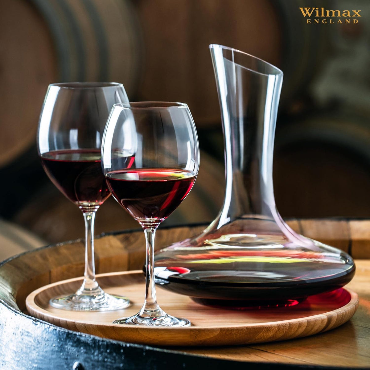 Wilmax Weindekanter 1500 ml Transparent aus Wilmax Crystalline-Serie