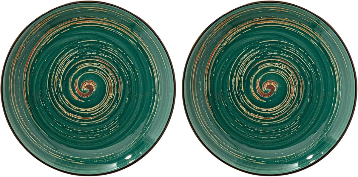 Wilmax Spiral Teller-Set 2-teilig 25 cm Porzellan WL-669514/A2