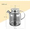 TEA POT WITH STAINLESS STEEL LID 1600 ML