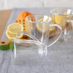 Wilmax Doppelwandige Tasse 300 ml Borosilikatglas 2er Set WL-888726/A2