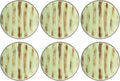 Wilmax Teller 18 cm Pistazie Porzellan 6er Set WL-668111/A6
