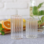 Wilmax Geriffeltes Glas 250 ml 6er Set WL-888624/A6