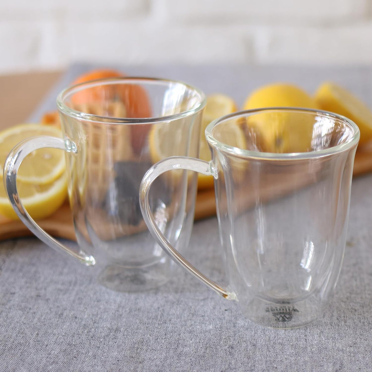 Wilmax Doppelwandige Tasse 250 ml Transparent aus Glas