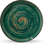 Wilmax Teller 28 cm Grün aus Porzellan