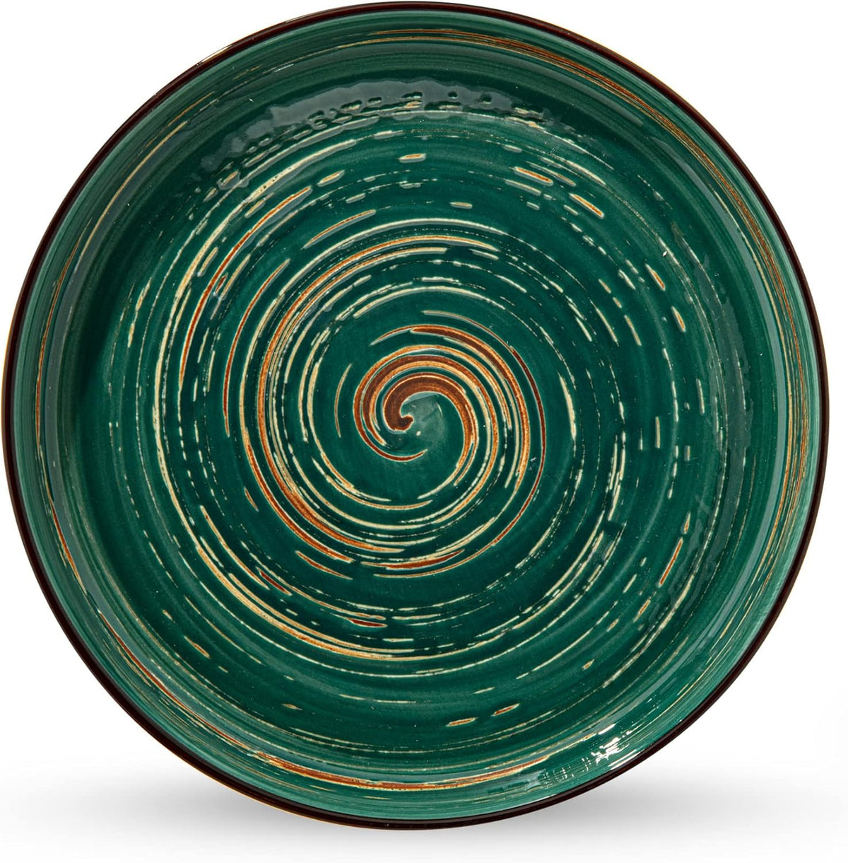Wilmax Teller 28 cm Grün aus Porzellan